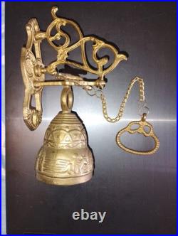 Antique Brass Dinner Bell/Doorbell