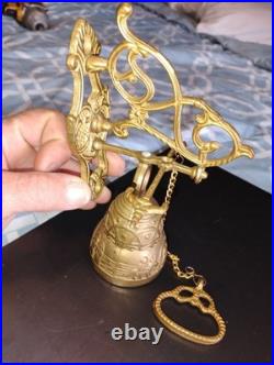 Antique Brass Dinner Bell/Doorbell