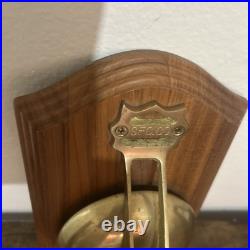 Antique Brass Doorbell Vintage Wall Mount Trolly nautical Bell For Home Decor