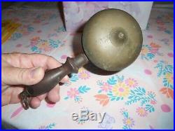 Antique Brass Fire Alarm Muffin Bell Rare Works Too Check it Out LOOK