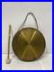 Antique Brass Gong Bell Nautical Ship Charm Timeless Beater Stick Included