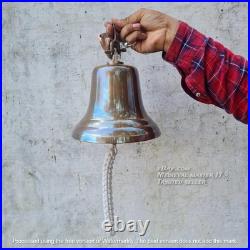 Antique Brass Handmade Wall-Mounted Ship Bell 11Large Nautical Ship's Boat Bell