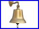 Antique Brass Hanging Ship's Bell 15