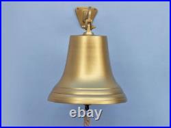 Antique Brass Hanging Ship's Bell 18