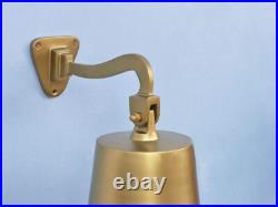 Antique Brass Hanging Ship's Bell 18