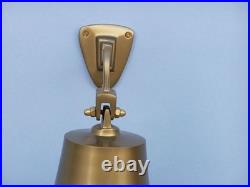 Antique Brass Hanging Ship's Bell 9 Nautical Bell Nautical Decor
