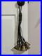 Antique Brass Horse Harness Bells Braided Leather Strap 1800's Primitive Sleigh