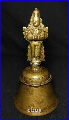 Antique Brass Indian Traditional Lord Hanuman & Garuda Made Bell