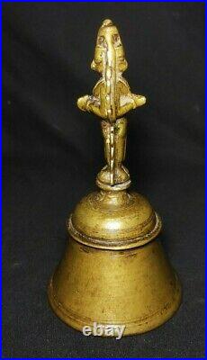 Antique Brass Indian Traditional Lord Hanuman & Garuda Made Bell