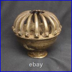 Antique Brass Indian Traditional Temple Claw Bell Collectible