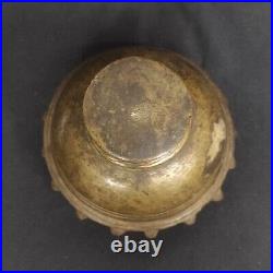 Antique Brass Indian Traditional Temple Claw Bell Collectible