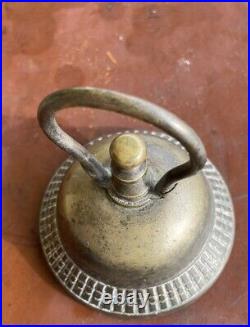 Antique Brass & Iron Victorian Hotel Desk Kitchen Counter Bell-Hop Service Store