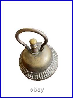 Antique Brass & Iron Victorian Hotel Desk Kitchen Counter Bell-Hop Service Store