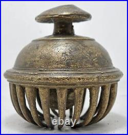 Antique Brass Large Size Temple Hanging Bell Original Old Hand Crafted Engraved