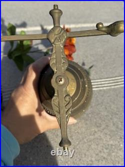 Antique Brass Monastery Bell Dragon Head Handle Vocem Meam Audi Latin
