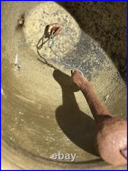 Antique Brass Monastery Bell Dragon Head Handle Vocem Meam Audi Latin