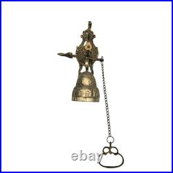 Antique Brass Monastery Bell Wall Mount Door Bell