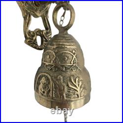 Antique Brass Monastery Bell Wall Mount Door Bell
