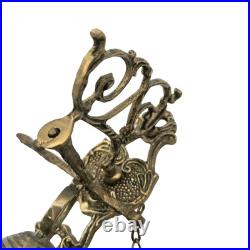 Antique Brass Monastery Bell Wall Mount Door Bell