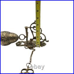 Antique Brass Monastery Bell Wall Mount Door Bell