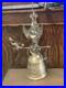 Antique Brass Monastery Bell with Angel & Inscription