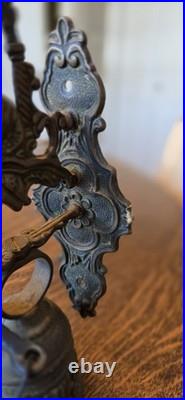 Antique Brass Monastery door Bell Gothic Angel Dragon