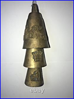 Antique Brass Neck Hanging Camel Bell Handmade Middle Eastern