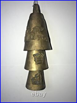 Antique Brass Neck Hanging Camel Bell Handmade Middle Eastern