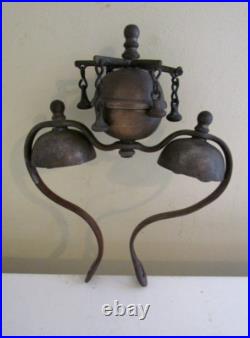 Antique Brass Parade Harness Sleigh Bells