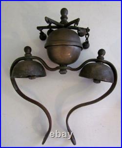 Antique Brass Parade Harness Sleigh Bells