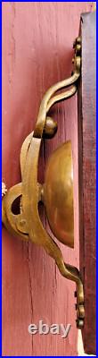 Antique Brass Pull Doorbell External