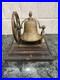 Antique Brass Pulley Wheel Desktop Servant's Call Service Bell