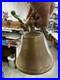 Antique Brass Reclaimed Gold Door Bell with Mounting Bracket Decorative Hardware
