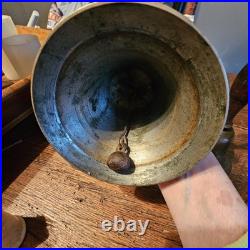 Antique Brass School Bells 7 and 9