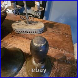 Antique Brass School Bells 7 and 9