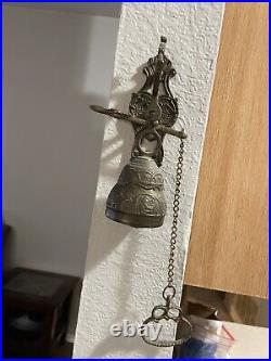 Antique Brass, Servant, Dinner Bell