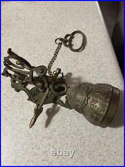 Antique Brass, Servant, Dinner Bell