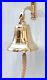 Antique Brass Ship Bell Polished Nautical, Heavy Duty Brass Bell, Maritime Gift
