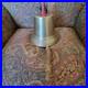 Antique Brass Ship's Bell with Rope Pull and Mounting Hardware