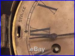 Antique Brass Ships Bell Chime Clock