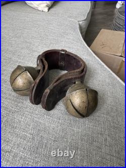 Antique Brass Sleigh Bells
