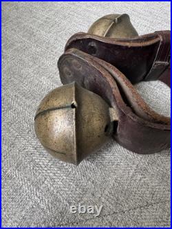 Antique Brass Sleigh Bells