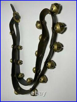 Antique Brass Sleigh Bells