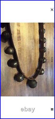 Antique Brass Sleigh Bells -21 Bells