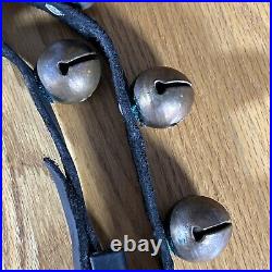Antique Brass Sleigh Bells Horse 14 Carriage Bells Christmas Country Farm Origin