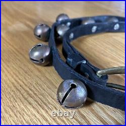 Antique Brass Sleigh Bells Horse 14 Carriage Bells Christmas Country Farm Origin