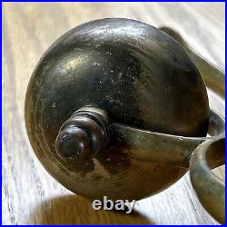 Antique Brass Sleigh Bells Horse Harness Collar Tower Bells Christmas Original