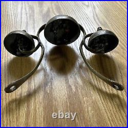 Antique Brass Sleigh Bells Horse Harness Collar Tower Bells Christmas Original