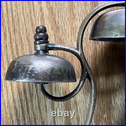 Antique Brass Sleigh Bells Horse Harness Collar Tower Bells Christmas Original