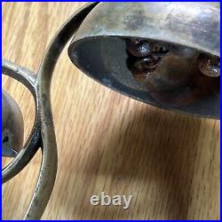 Antique Brass Sleigh Bells Horse Harness Collar Tower Bells Christmas Original